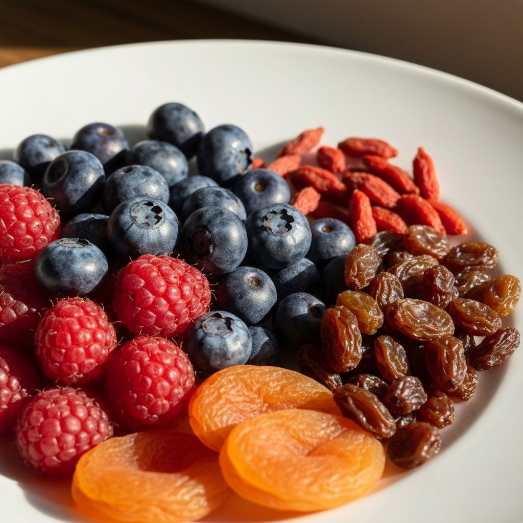 Beeren und Trockenfrüchte